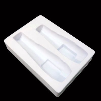 Настройка белого PVC флакковой коробки MOQ 10000 штук для настройки упаковки комплекта по уходу за кожей